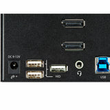 StarTech.com 2 Port Triple Monitor DisplayPort KVM Switch - 4K 60Hz UHD HDR - Desktop DP 1.2 KVM with 2 Port USB 3.0 Hub (5Gbps) & 4x USB 2.0 HID Ports, Audio - Hotkey Switching - TAA