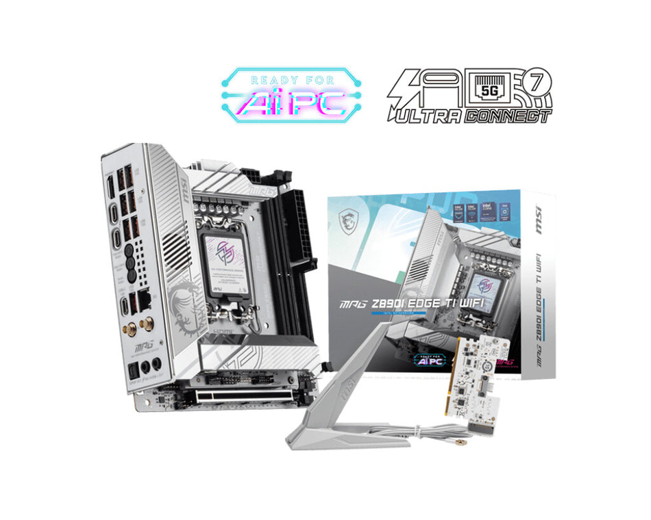 MSI MPG Z890I EDGE TI WIFI motherboard Intel Z890 LGA 1851 (Socket V1) mini ITX