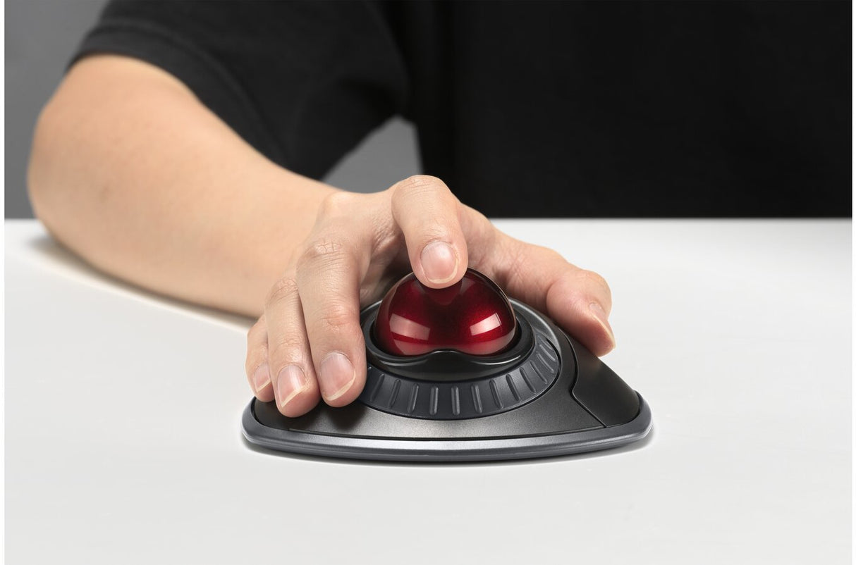 Kensington Orbit with Scroll Ring Wireless Trackball - Black