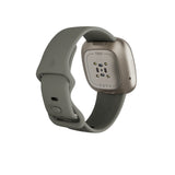 Fitbit Versa Sense Sage Grey Silver AMOLED Digital Touchscreen Wi-Fi GPS (satellite)