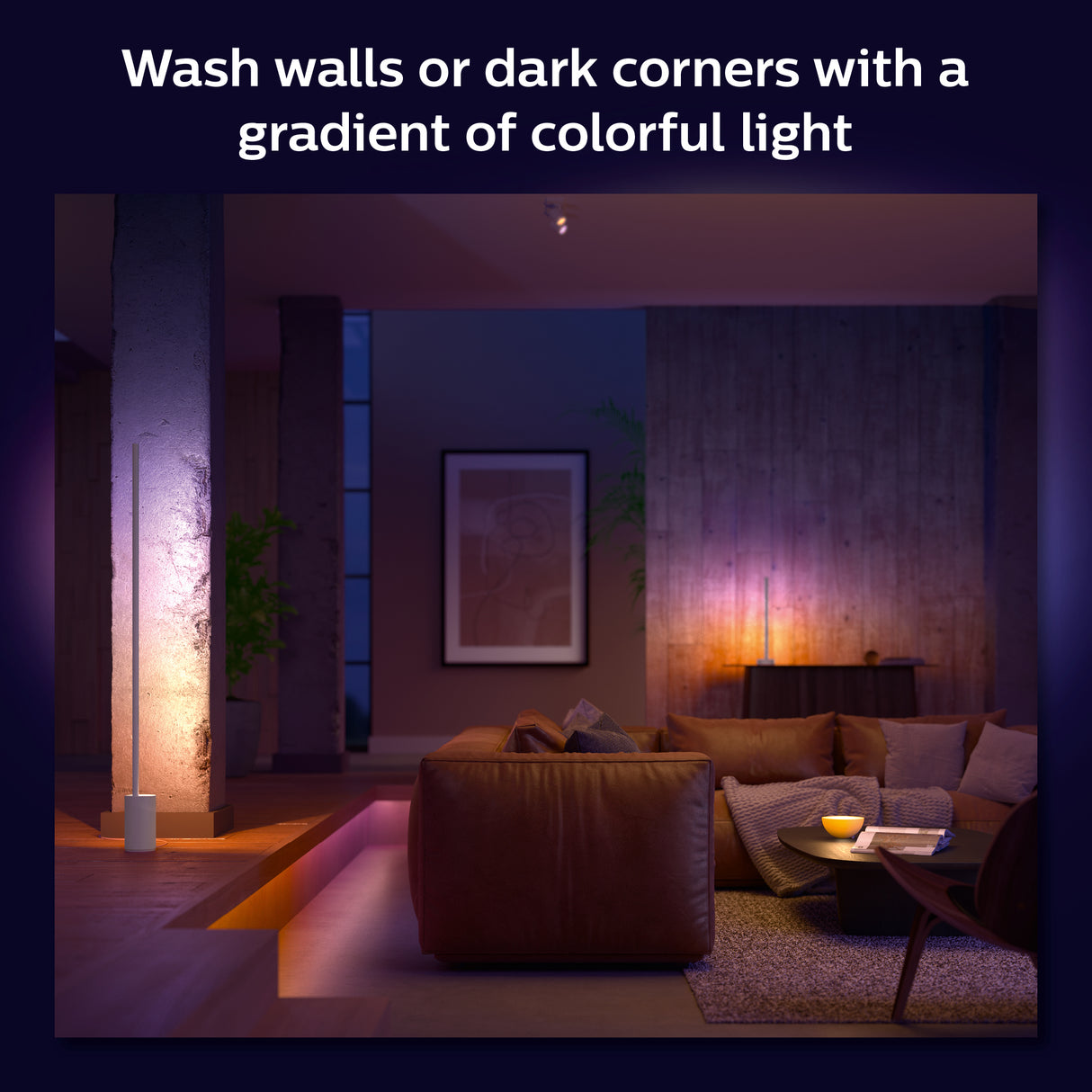 Philips Hue White and colour ambience Signe gradient floor lamp