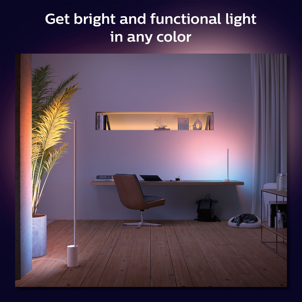 Philips Hue White and colour ambience Signe gradient floor lamp