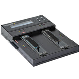 StarTech.com Standalone M.2 SATA & M.2 NVMe Duplicator and Eraser - HDD/SSD Cloner/Wiper for M.2 PCIe AHCI/NVMe, M.2 SATA, 2.5/3.5" SATA Drives - External Hard Drive Eraser/Duplicator, TAA