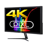 piXL CM28GU1 computer monitor 71.1 cm (28") 3840 x 2160 pixels 4K Ultra HD LED Black