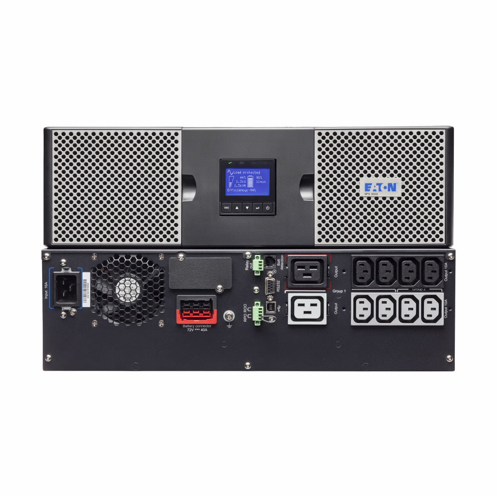 Eaton 9PX3000IRT3UBS uninterruptible power supply (UPS) Double-conversion (Online) 3 kVA 3000 W 10 AC outlet(s)