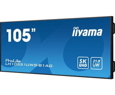 iiyama LH10551UWS-B1AG Signage Display Digital signage flat panel 2.66 m (104.7") LED 500 cd/m² UltraWide Full HD Black 24/7