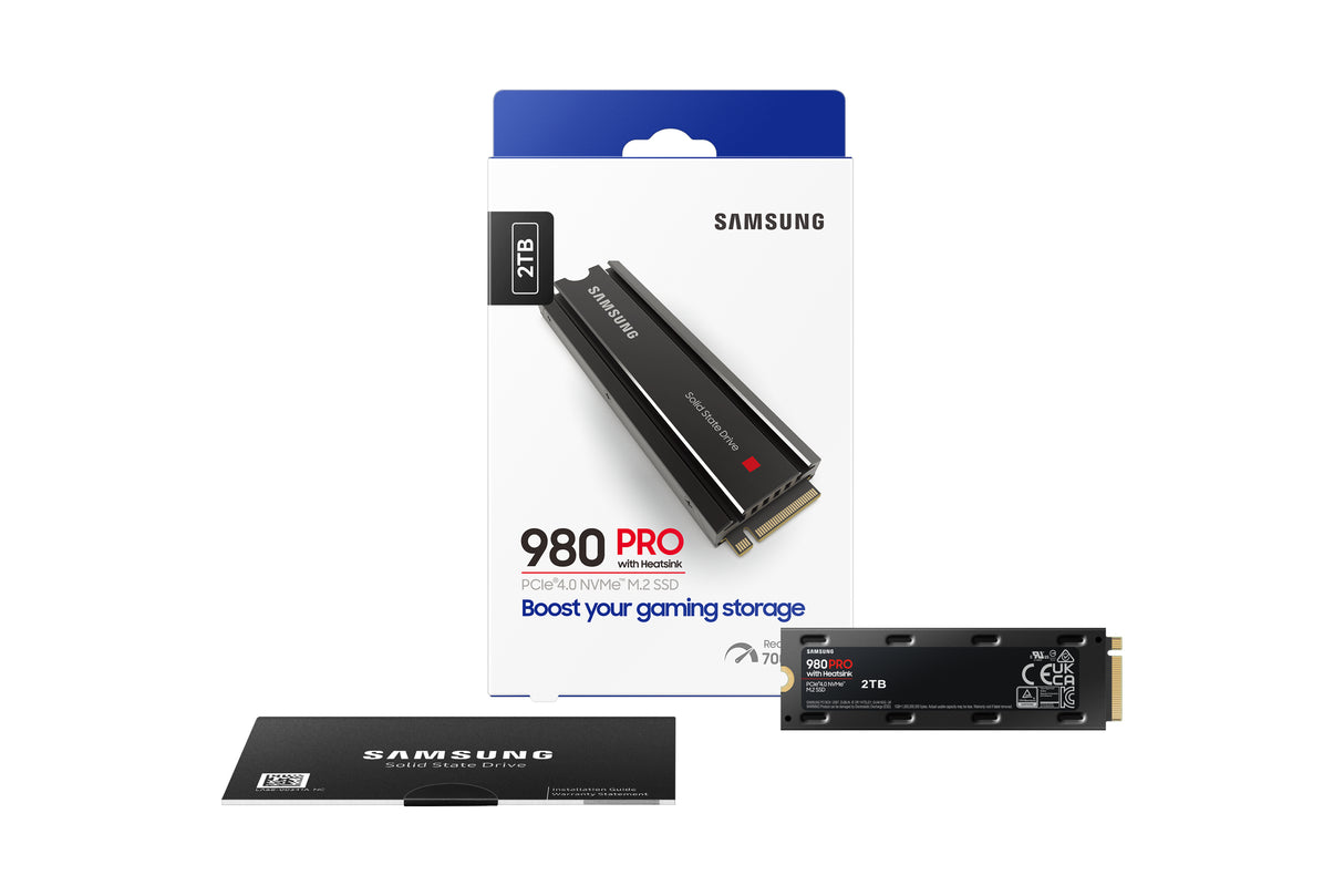 Samsung 980 Pro 2 TB M.2 PCI Express 4.0 NVMe V-NAND MLC