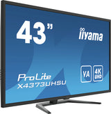 iiyama ProLite X4373UHSU-B1 computer monitor 108 cm (42.5") 3840 x 2160 pixels 4K Ultra HD Black