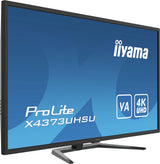 iiyama ProLite X4373UHSU-B1 computer monitor 108 cm (42.5") 3840 x 2160 pixels 4K Ultra HD Black