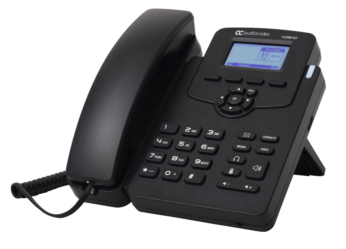 AudioCodes 405HD IP-Phone PoE GbE black