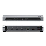 ALOGIC TB4D3TB laptop dock/port replicator Wired Thunderbolt 4 Black