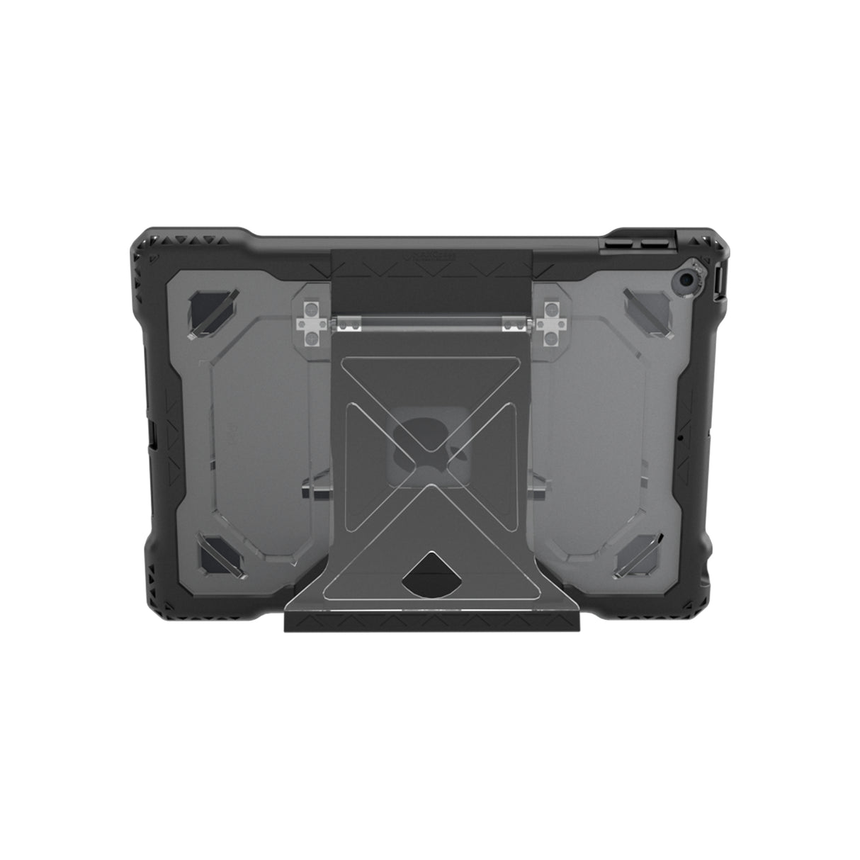 MAXCases Shield Extreme-X2 for 10.2 iPad 9th gen (Grey Bumper/ Black Bezel)