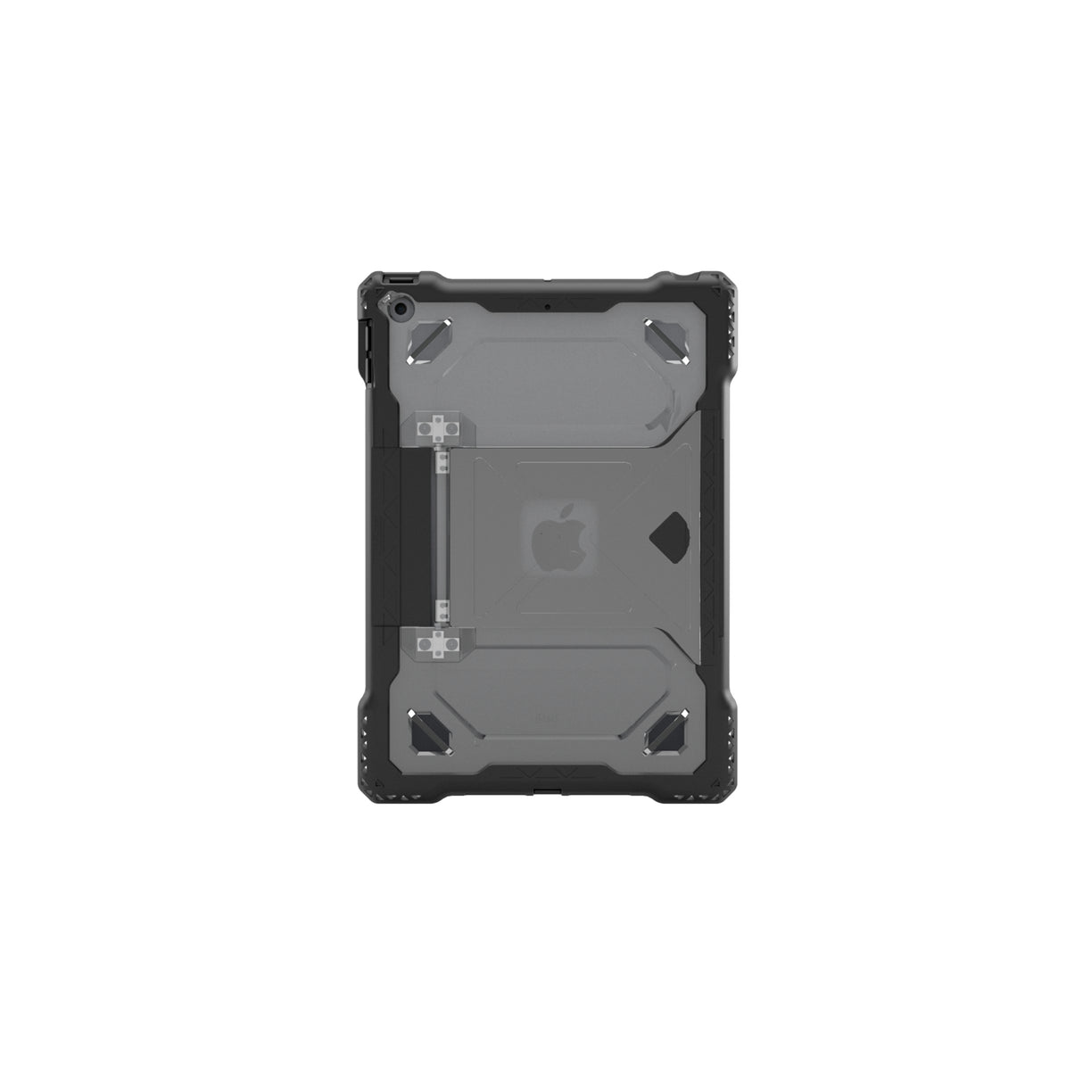 MAXCases Shield Extreme-X2 for 10.2 iPad 9th gen (Grey Bumper/ Black Bezel)