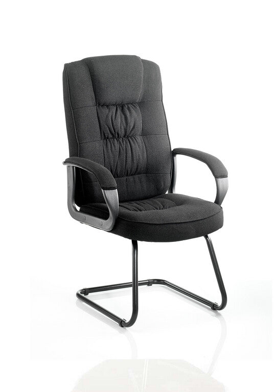 Dynamic Moore Cantilever Chair Padded seat Padded backrest