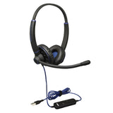 JPL Commander-2 V2 Headset Wired Head-band Office/Call center USB Type-A Black, Blue