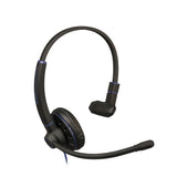 JPL Commander-1 V2 Headset Wired Head-band Office/Call center USB Type-A Black, Blue