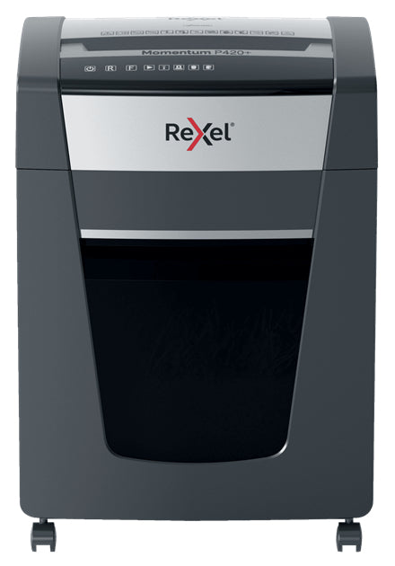 Rexel P420+ paper shredder Cross shredding 55 dB Black