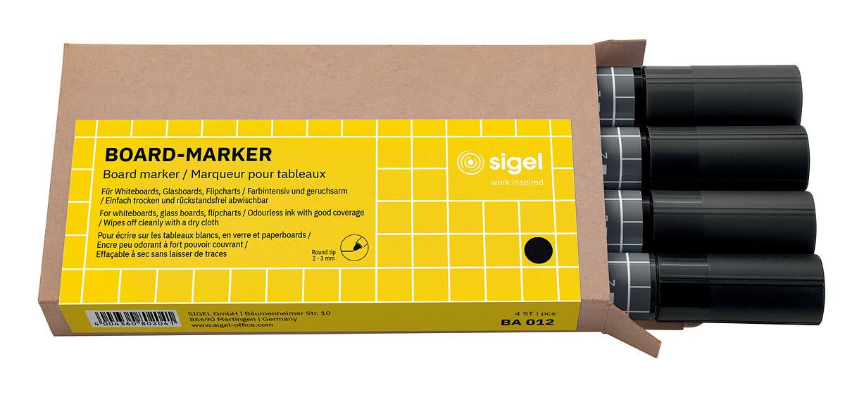 Sigel BA012 marker 4 pc(s) Black