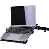 StarTech.com VESA Laptop Tray - Adjustable Monitor Arm Laptop Tray Secures Notebooks (4.5kg / 9.9lb) - 75x75 & 100x100 VESA Mount Holes - Ventilated - For Monitor Desk Mounts/Stands