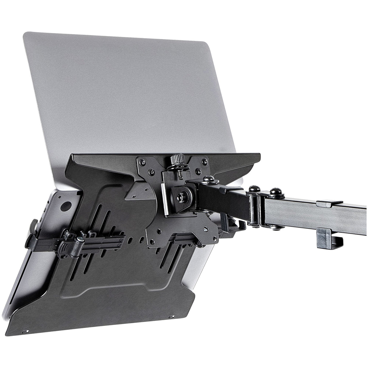 StarTech.com VESA Laptop Tray - Adjustable Monitor Arm Laptop Tray Secures Notebooks (4.5kg / 9.9lb) - 75x75 & 100x100 VESA Mount Holes - Ventilated - For Monitor Desk Mounts/Stands