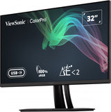 Viewsonic VP56 computer monitor 81.3 cm (32") 3840 x 2160 pixels 4K Ultra HD LED Black