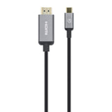 Manhattan USB-C to HDMI Cable, 4K@30Hz, 2m, Black, Equivalent to CDP2HD2MBNL, Male to Male, Three Year Warranty, Polybag