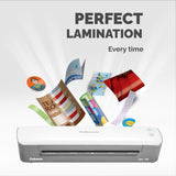 Fellowes A4 Laminator Machine Ion A4 Laminating Machine 80 to 125 Micron 10 Laminating Pouch Starter Pack Included