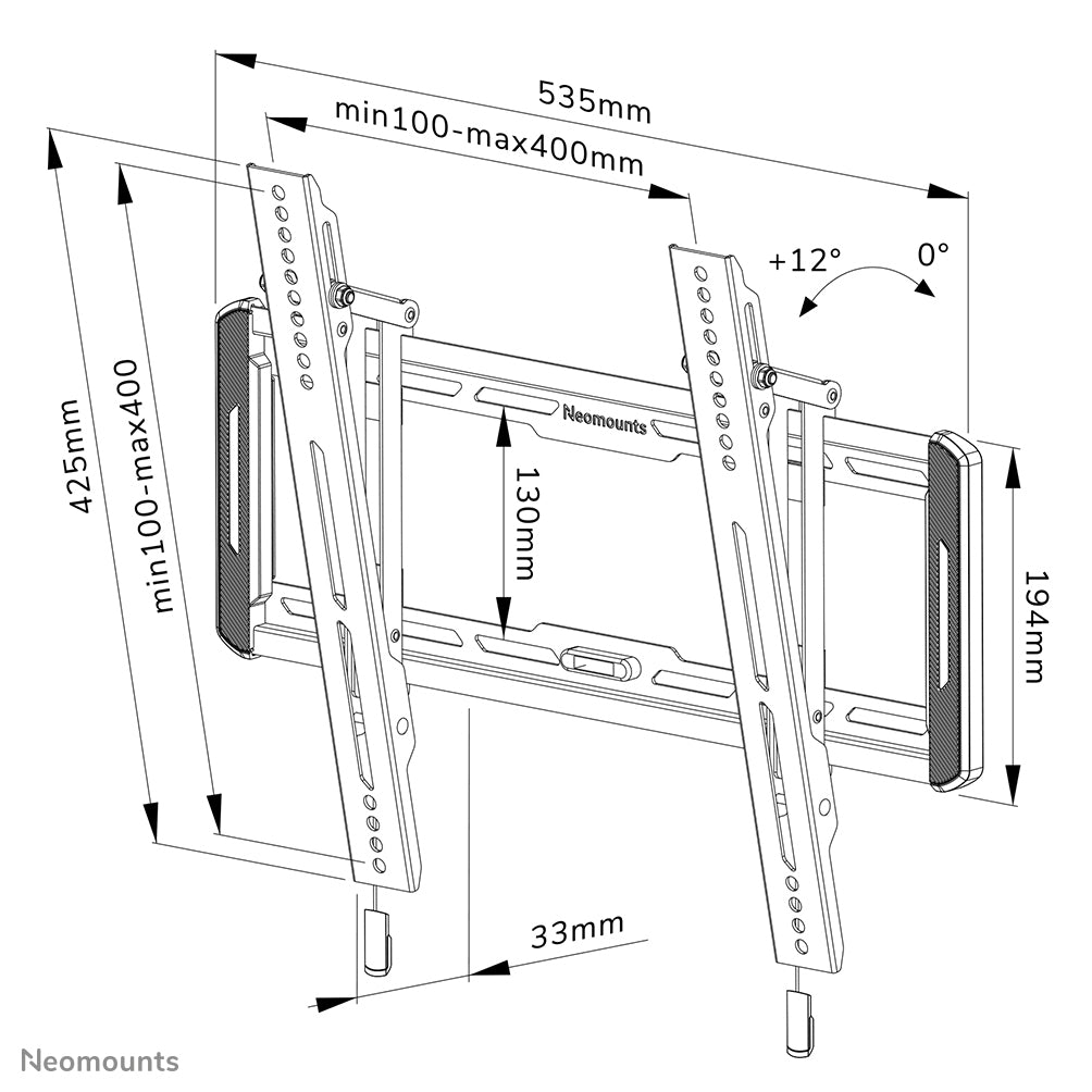 Neomounts tv wall mount