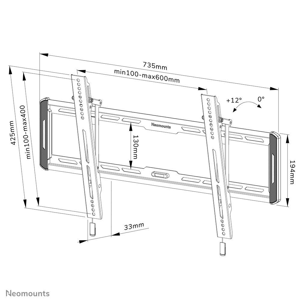 Neomounts tv wall mount