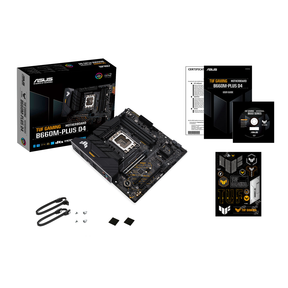 ASUS TUF GAMING B660M- PLUS D4 Intel B660 LGA 1700 micro ATX