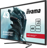 iiyama G-MASTER G4380UHSU-B1 computer monitor 108 cm (42.5") 3840 x 2160 pixels 4K Ultra HD LED Black