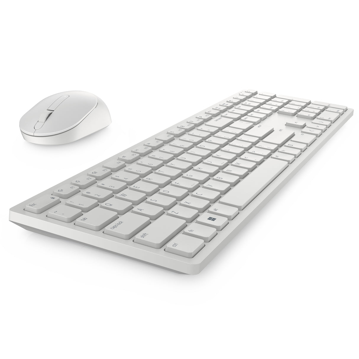 DELL KM5221W-WH keyboard Mouse included Office RF Wireless QWERTY UK International White