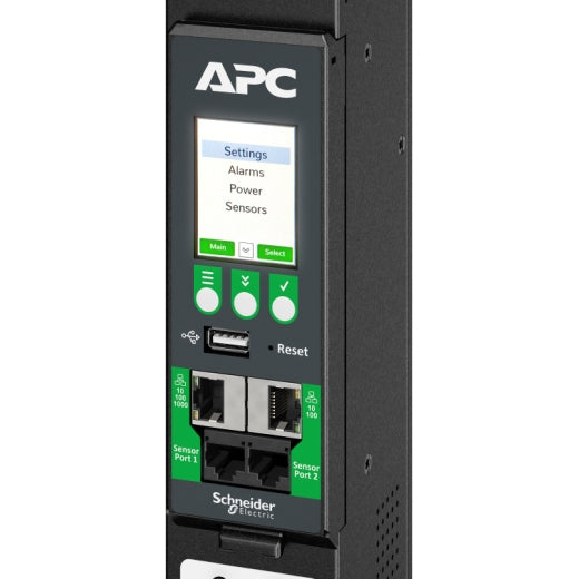 APC NetShelter Rack PDU Advanced, Metered, 3Phase, 22.1kW 400V 32A or 17.3kW 415V 30A, 48 Outlets, IEC309