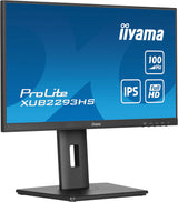 iiyama ProLite XUB2293HS-B6 computer monitor 54.6 cm (21.5") 1920 x 1080 pixels Full HD LED Black