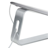 StarTech.com Laptop Stand for Desk, Supports 5kg/11lb, Aluminum, Silver, Ergonomic Laptop Riser, Portable Laptop Holder, Computer Stand for Macbook Air/Pro, Dell XPS, Lenovo