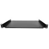 StarTech.com 1U Server Rack Shelf - Universal Rack Mount Cantilever Shelf for 19" Network Equipment Rack & Cabinet - Durable Design - Weight Capacity 55lb/25kg - 12" Deep Tray