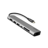 Epico 9915112100071 interface hub USB Type-C 5000 Mbit/s Grey