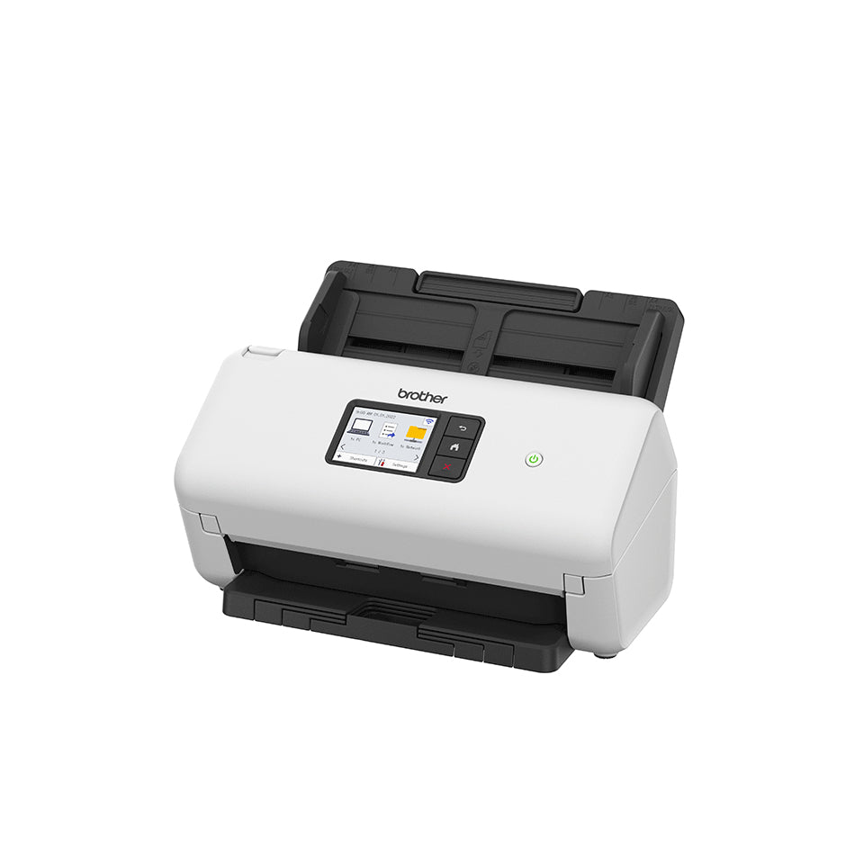 Brother ADS-4500W ADF scanner 600 x 600 DPI A4 Black, White