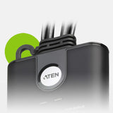 ATEN CS22HF KVM switch Black