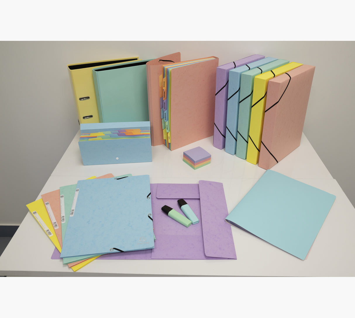 Exacompta 54560E ring binder A4 Assorted colours