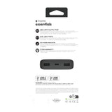 mophie essentials powerstation 20K 20000 mAh Black