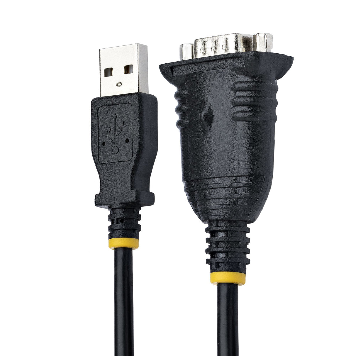 StarTech.com 3ft (1m) USB to Serial Cable, DB9 Male RS232 to USB Converter, Prolific IC, USB to Serial Adapter for PLC/Printer/Scanner/Switch, USB to COM Port Adapter, Windows/Mac