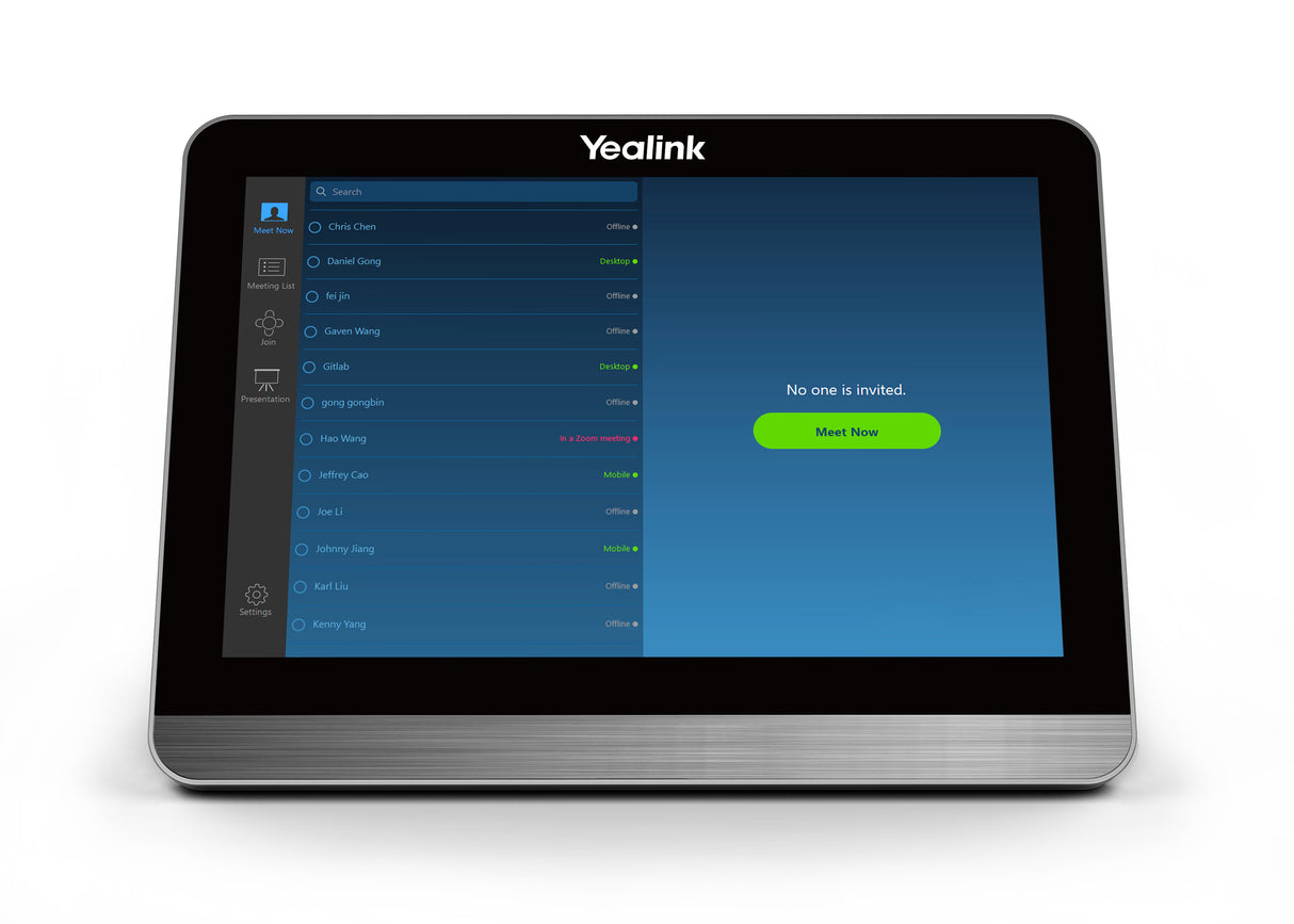 Yealink CTP18 for Microsoft Teams & Zoom Collaboration Touch Panel