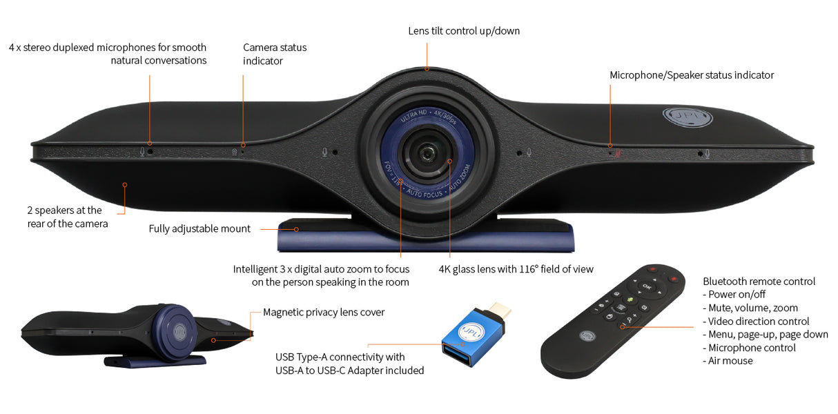 JPL Propeller Agora video conferencing system 16 person(s) 8.3 MP Group video conferencing system