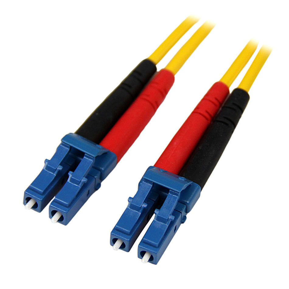 StarTech.com 1m Fiber Optic Cable - Single-Mode Duplex 9/125 LSZH Fiber Jumper Cord - LC/LC