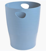 Exacompta Bee Blue Ecobin Waste Paper Bin - Light Blue - New