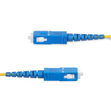 StarTech.com 30m (98.4ft) SC to SC (UPC) OS2 Single Mode Simplex Fiber Optic Cable, 9/125µm, 40G/100G, Bend Insensitive, Low Insertion Loss, LSZH Fiber Jumper Cord