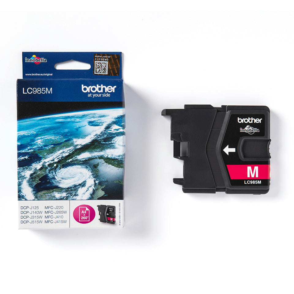 Brother LC-985M Ink cartridge magenta, 260 pages ISO/IEC 24711 4.8ml for Brother DCP-J 125