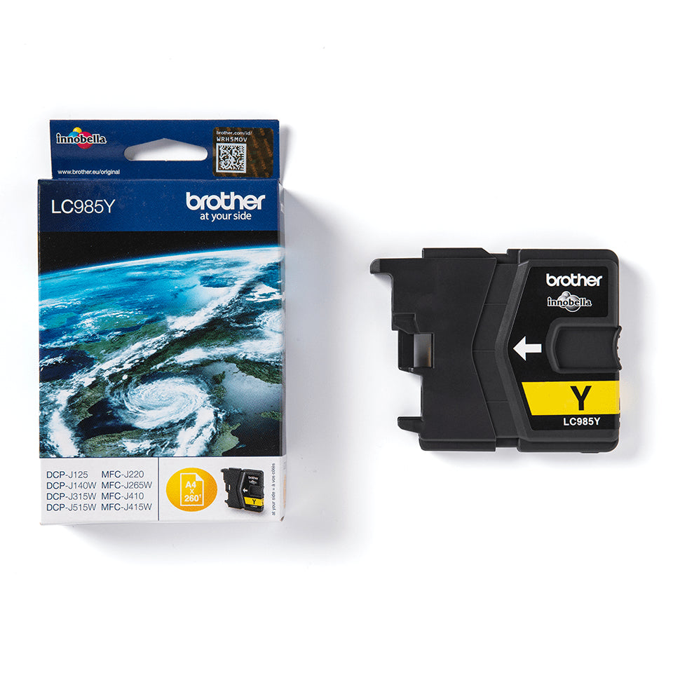 Brother LC-985Y Ink cartridge yellow, 260 pages ISO/IEC 24711 4,8ml for Brother DCP-J 125