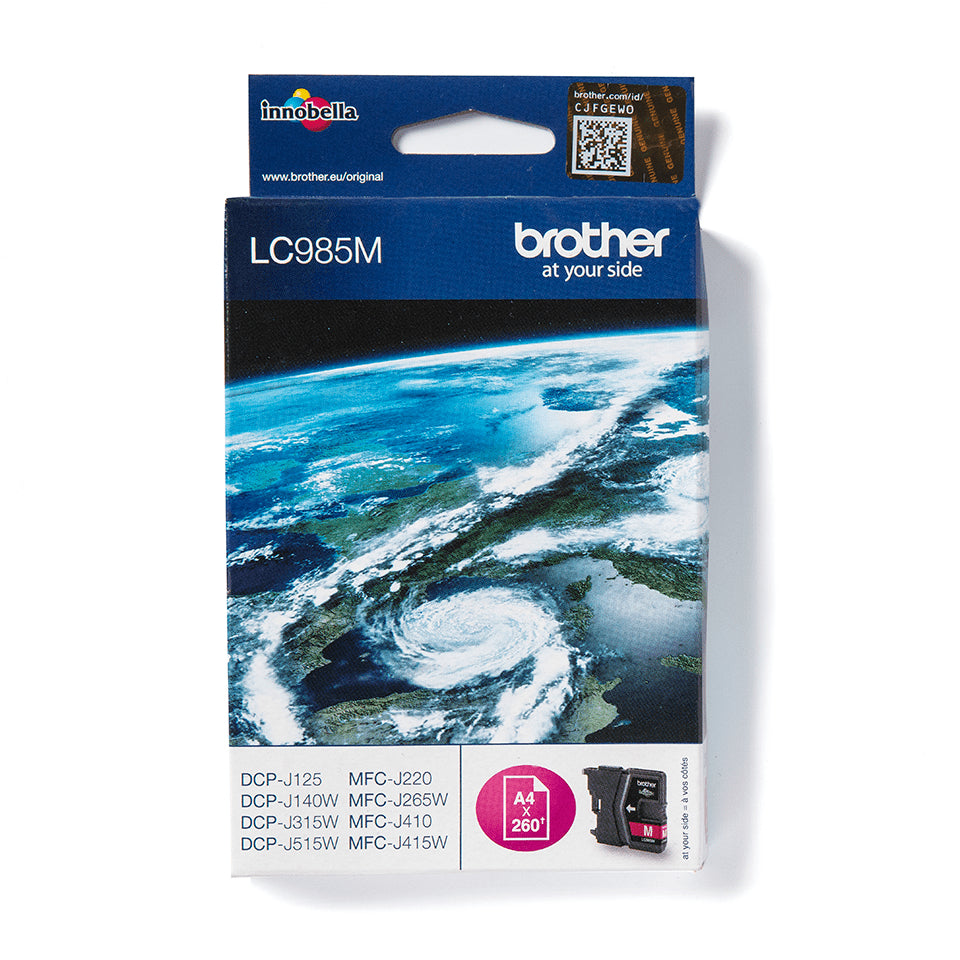 Brother LC-985M Ink cartridge magenta, 260 pages ISO/IEC 24711 4.8ml for Brother DCP-J 125